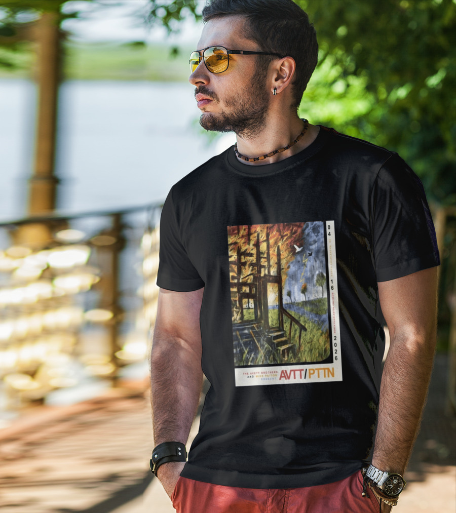The Avett Brothers Mike Patton Presents AVTT PTTN April 16 2026 North Charleston Coliseum T-Shirt