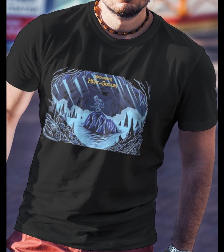The Lord Of The Rings Hunt For Gollum Cavern Scene 2026 T-Shirt