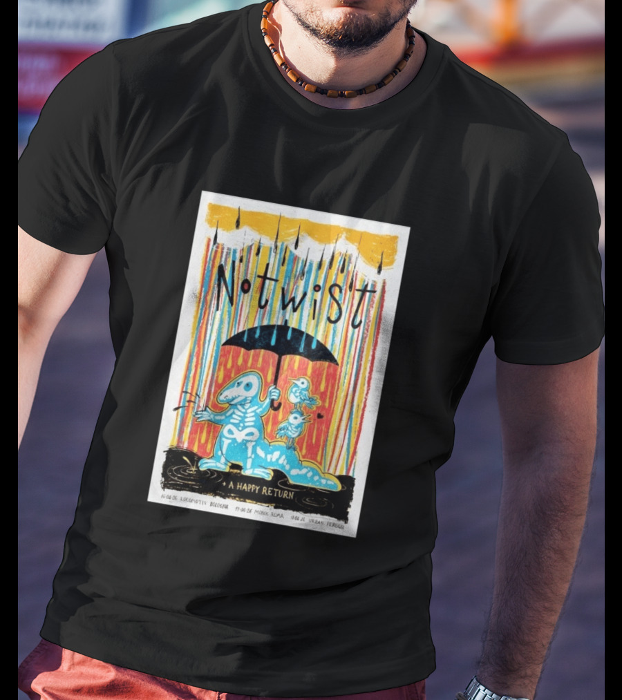 Notwist A Happy Return Tour Italy April 2026 Locomotiv Monk T-Shirt