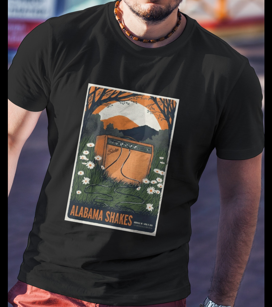 Alabama Shakes Asheville NC April 17 2026 Daisy Amp T-Shirt