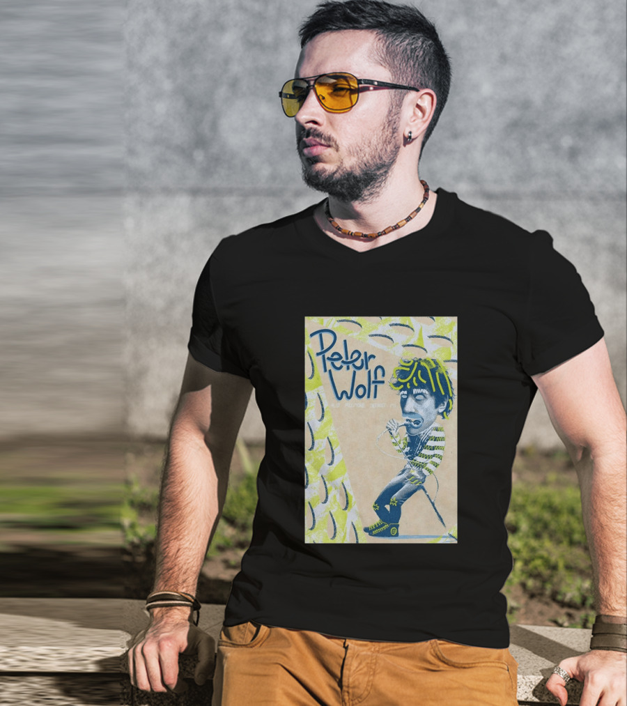 Peter Wolf Apr 17 Fillmore Detroit MI T-Shirt