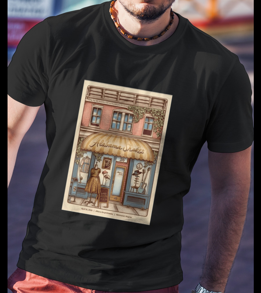Alabama Shakes Live April 16 2026 Allianz Amphitheater Richmond Virginia T-Shirt