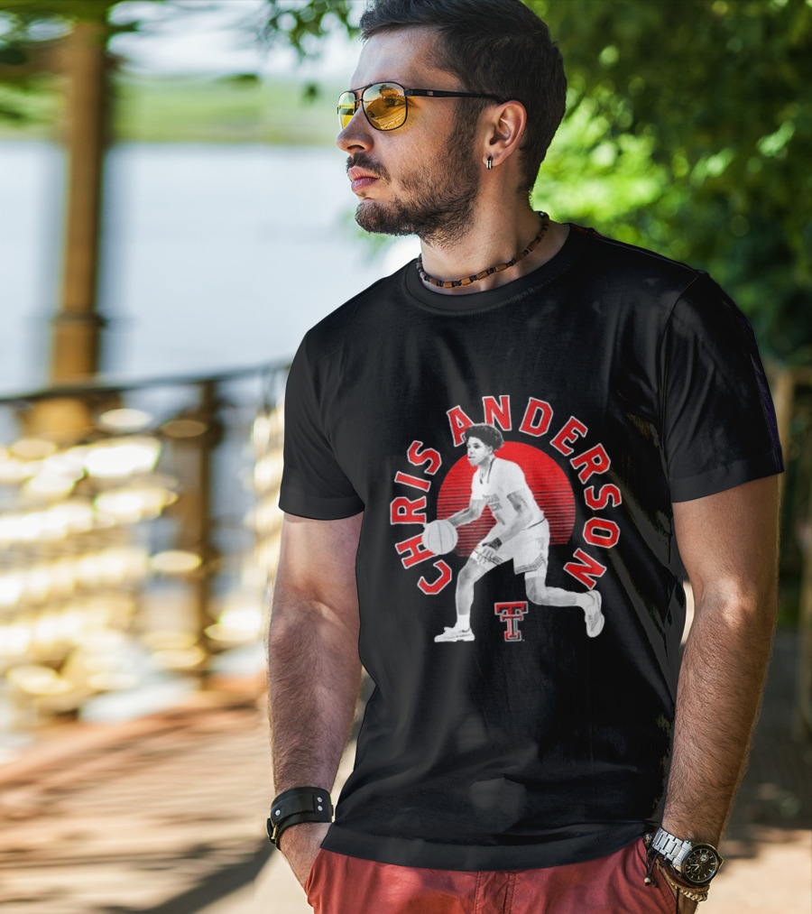 Chris Anderson Texas Tech Red Raiders Basketball Player T-Shirt