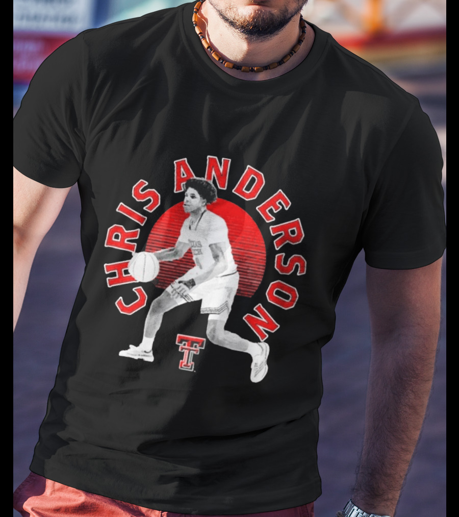 Chris Anderson Texas Tech Red Raiders Basketball Player T-Shirt