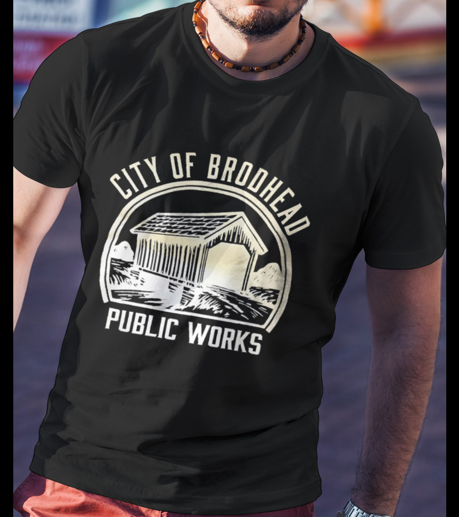 City Of Brodhead Public Works Covered Bridge T-Shirt