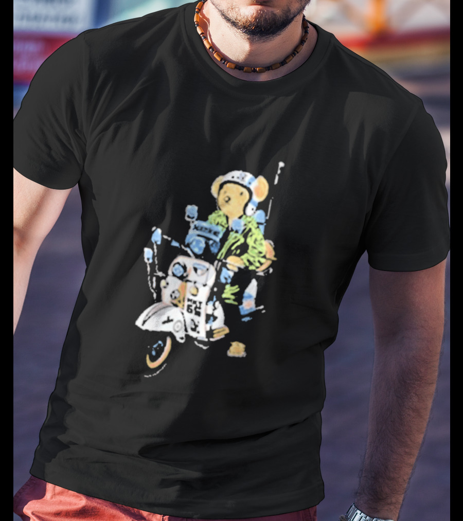 The Who X Market Studios Mod Bear Scooter T-Shirt