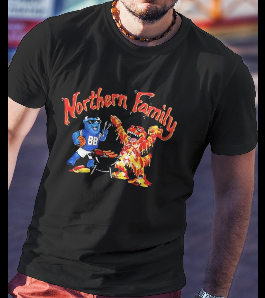 Toronto Raptors Bills Night 2026 Northern Family Hey Ey Ey T-Shirt