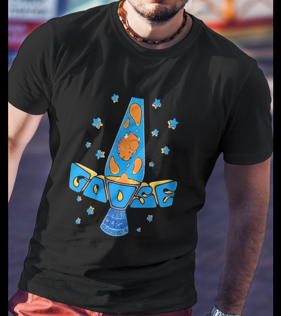 Goose April 17 2023 Lava Lamp Stars Clearwater FL BayCare Sound Show T-Shirt