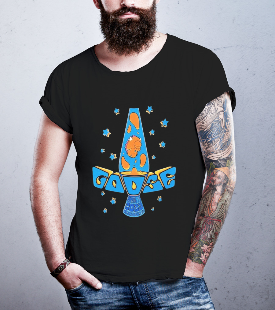Goose April 17 2023 Lava Lamp Stars Clearwater FL BayCare Sound Show T-Shirt