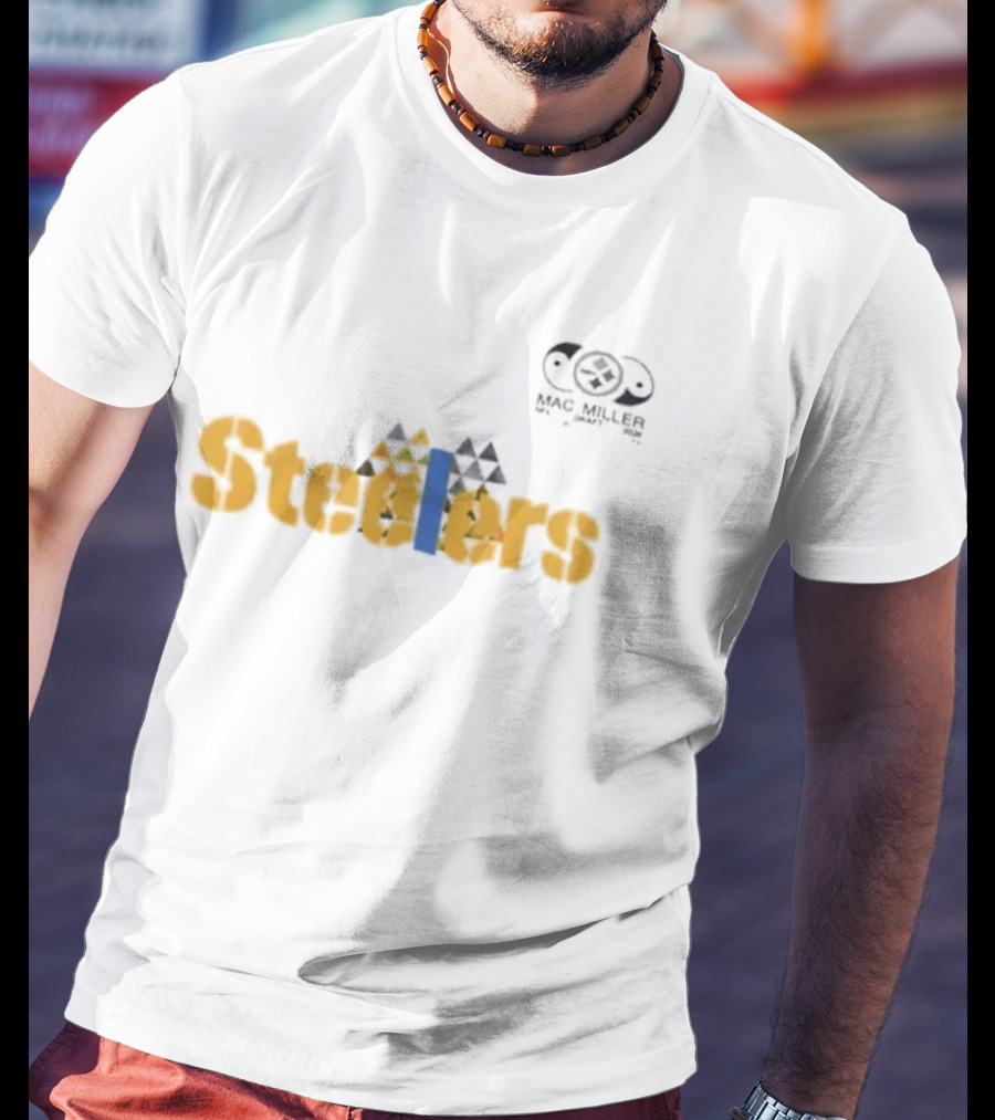 Mac Miller Pittsburgh Steelers Slide Park Collaboration T-Shirt
