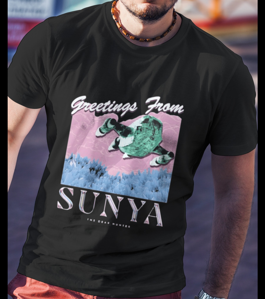 Greetings From Sunya The Dear Hunter Retro Futuristic T-Shirt