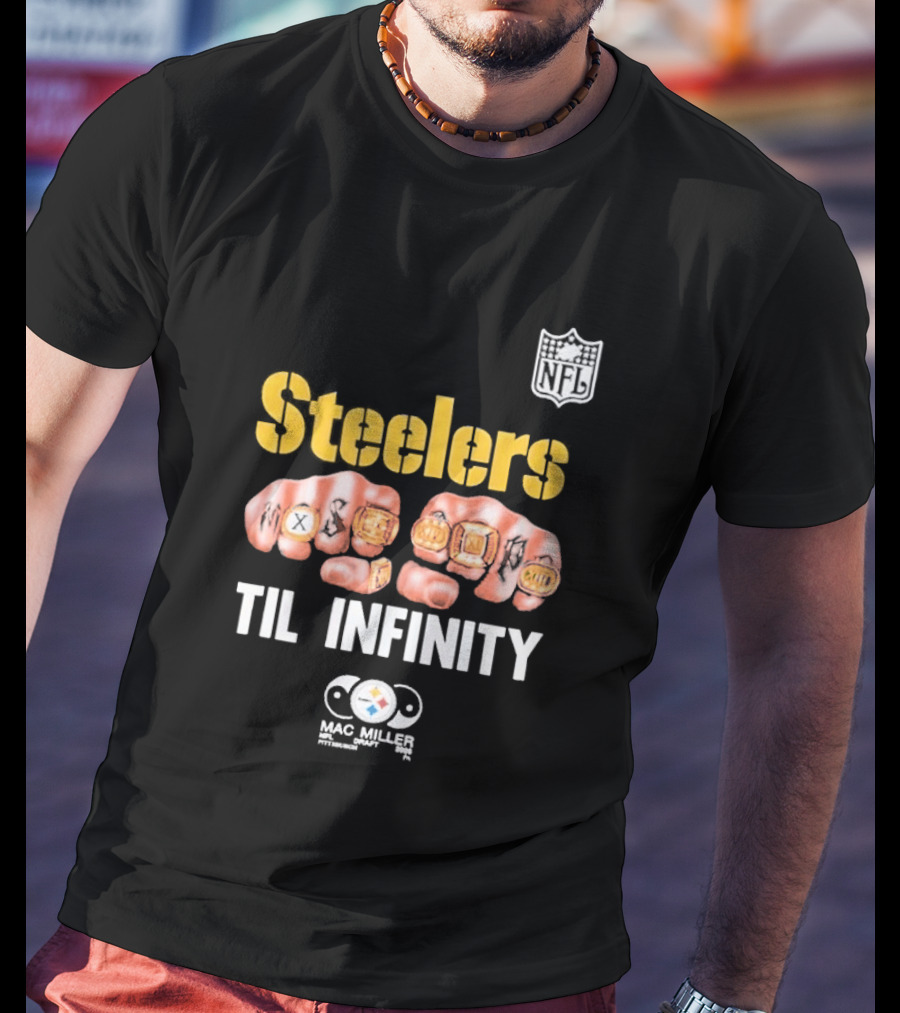 Steelers Til Infinity Mac Miller NFL T-Shirt