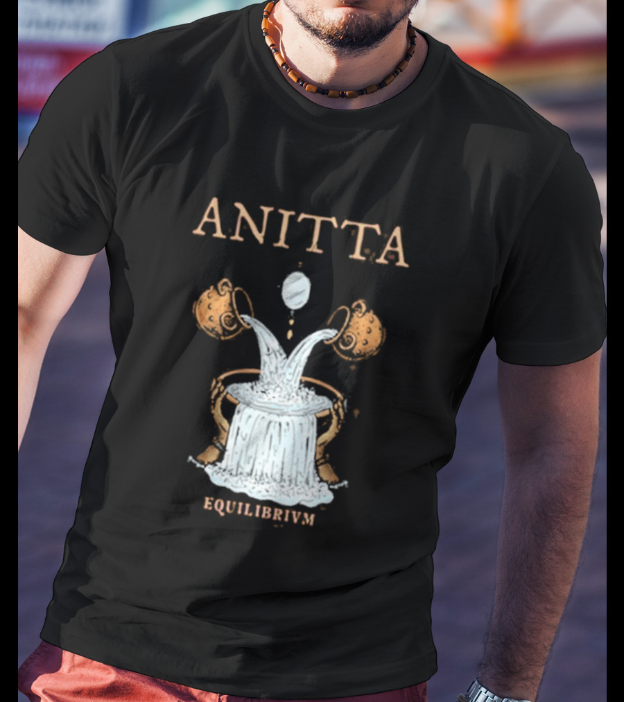 Anitta Equilibrivm Water Dual Amphora Pouring Balance T-Shirt