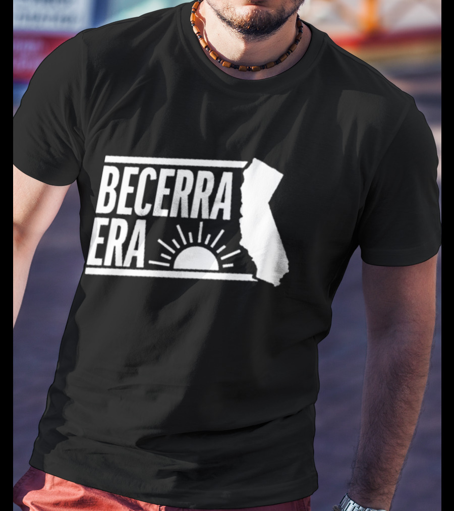 Becerra Era California Sun State Outline 2026 T-Shirt