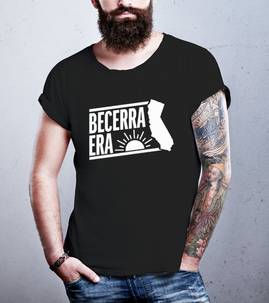 Becerra Era California Sun State Outline 2026 T-Shirt