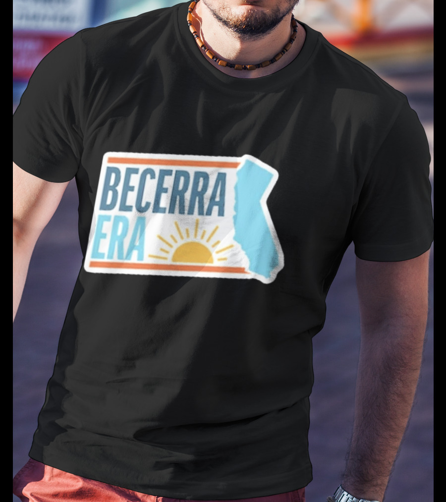 Becerra Era California Celebration Sunburst T-Shirt