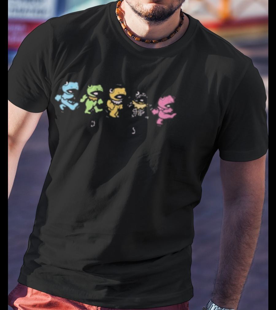 Boris Dancing Froggies Colorful T-Shirt