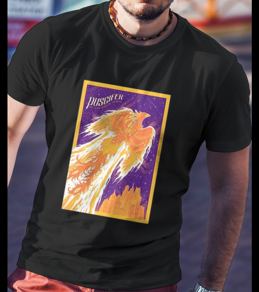 Puscifer Phoenix Rising Apr 18 2026 At Fox Theatre Detroit T-Shirt