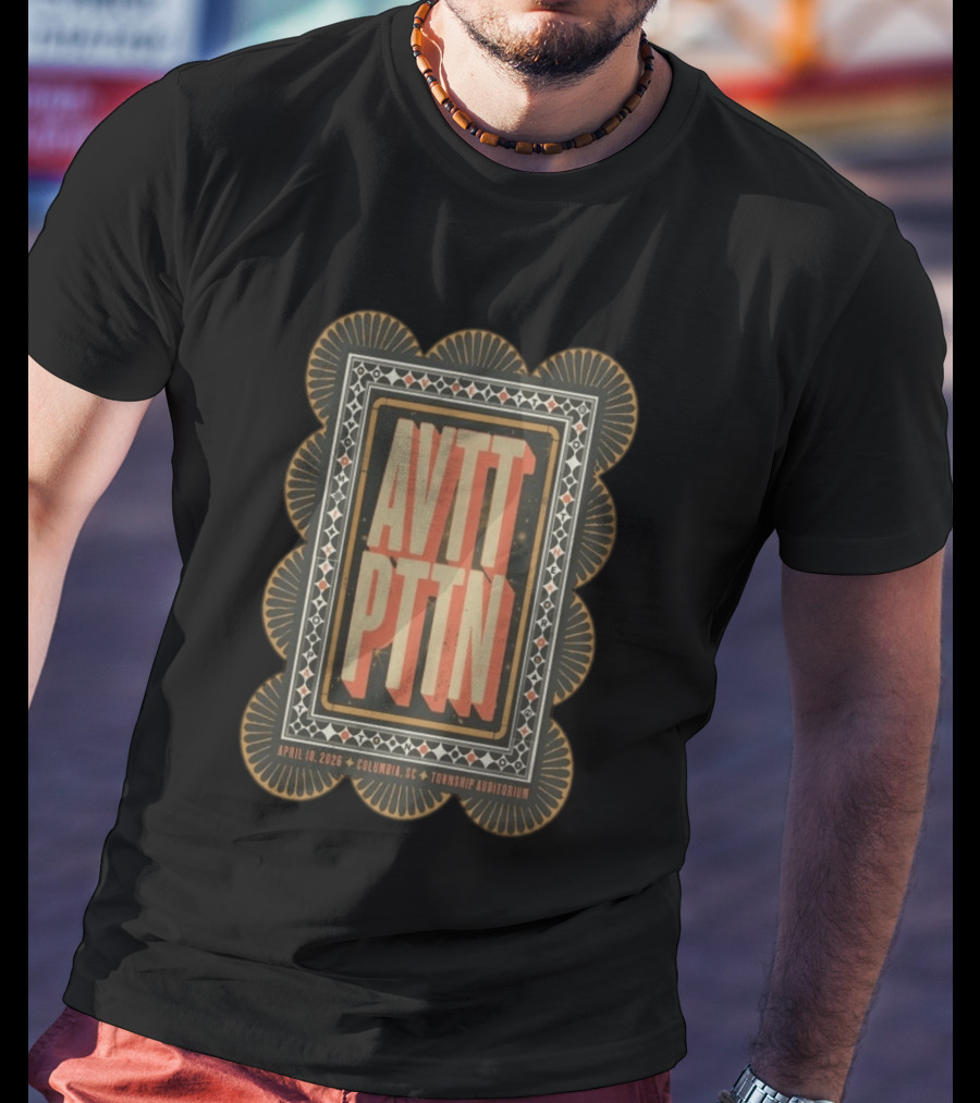 The Avett Brothers AVTT PTTN Concert April 18 2026 Columbia SC Township Auditorium T-Shirt