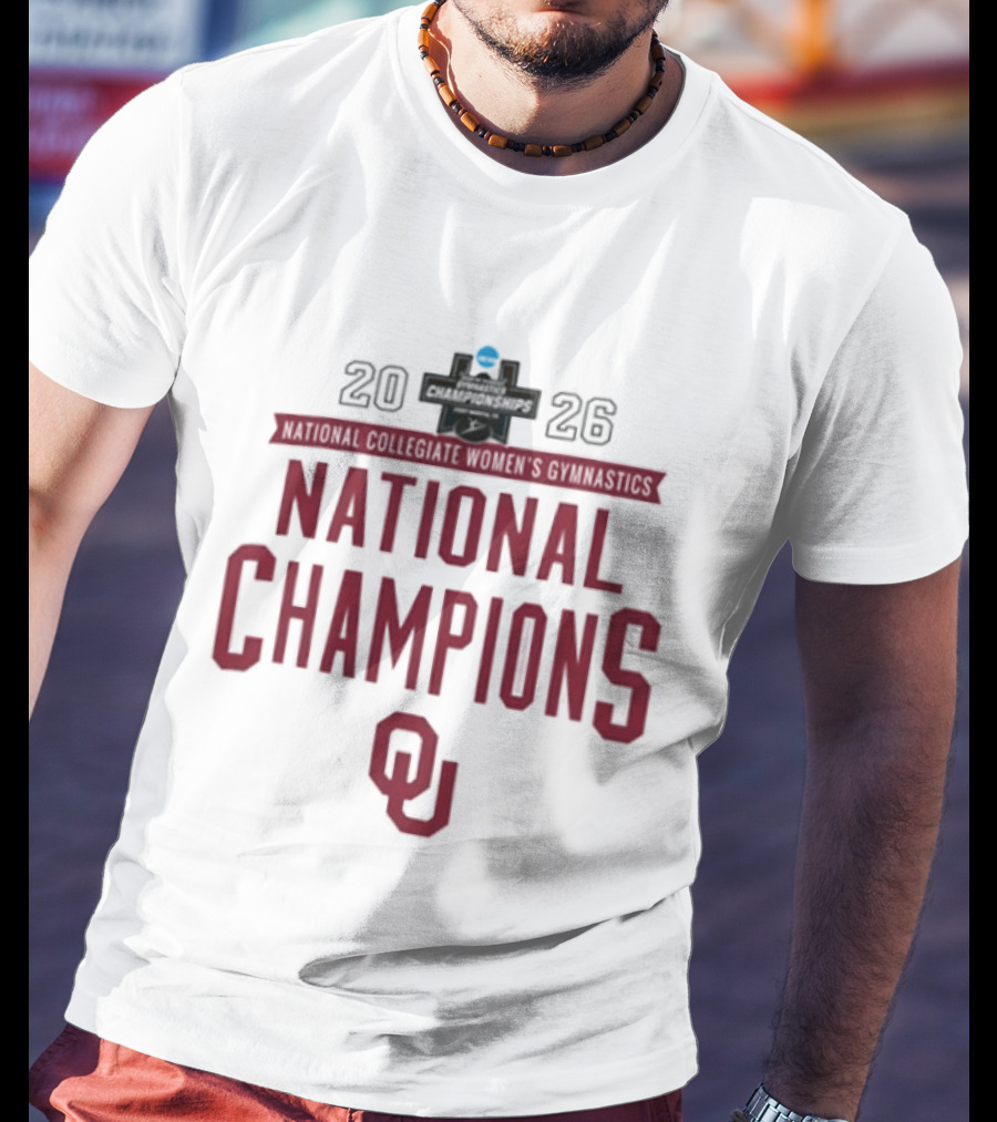 Oklahoma Sooners Gymnastics National Champions 2026 T-Shirt