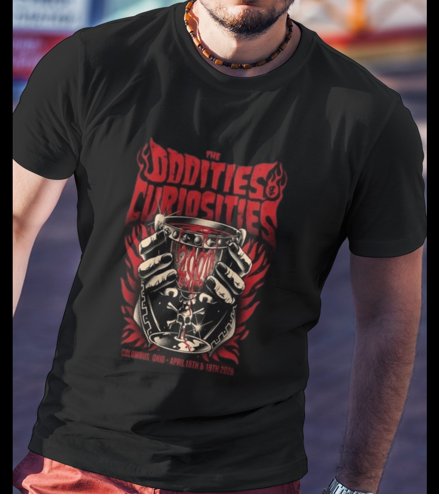 The Oddities & Curiosities Columbus Ohio April 18th & 19th 2026 Hands Of Mystery T-Shirt