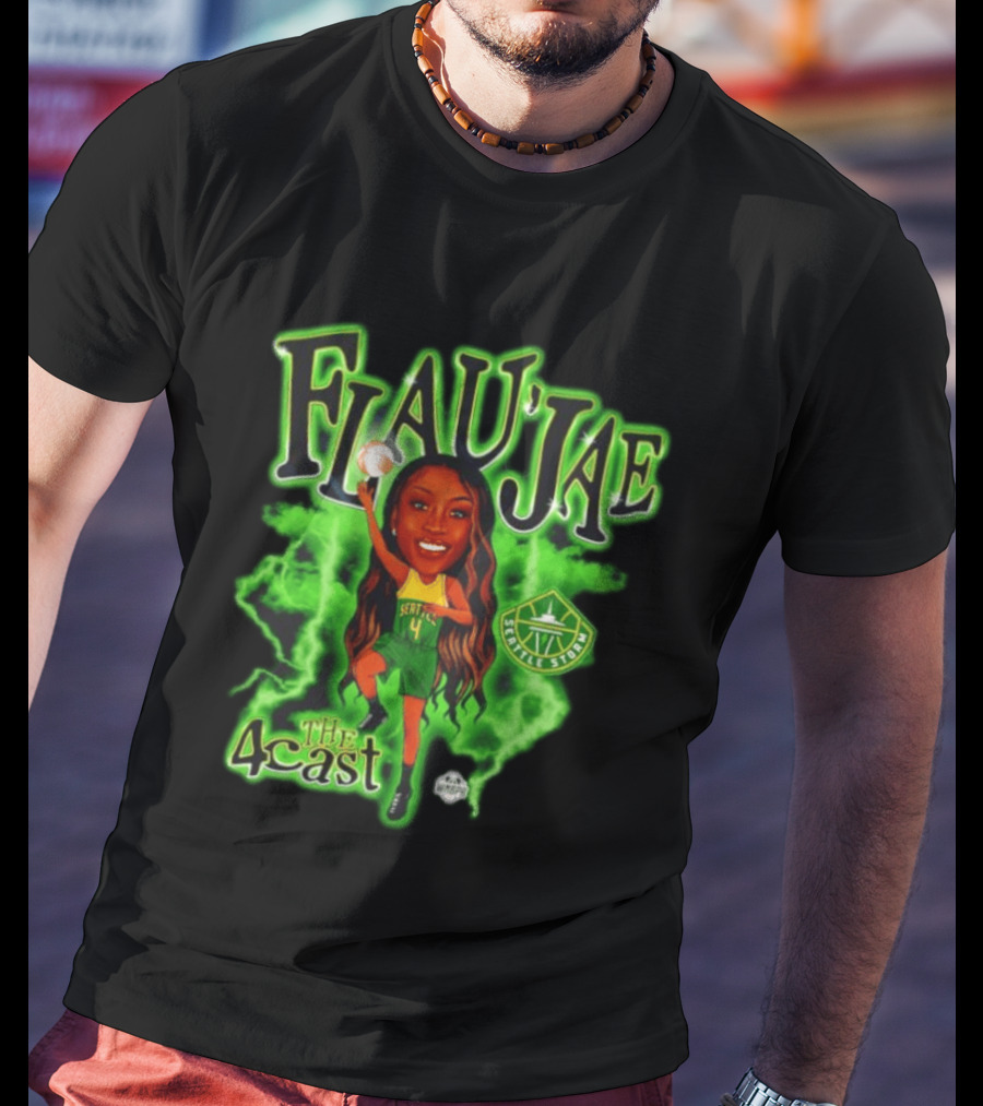 Flau'jae Johnson Seattle Storm The 4cast WNBA T-Shirt