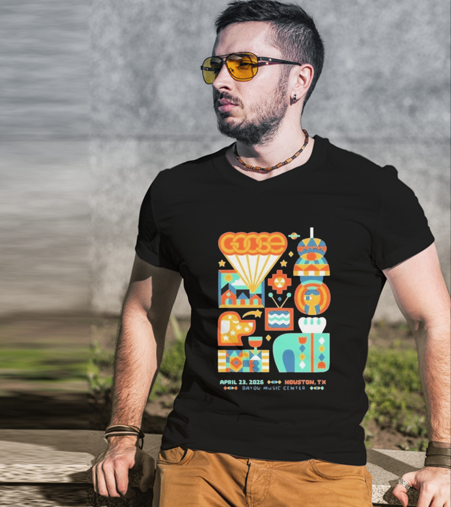 Goose April 23 2026 Houston TX 713 Music Hall Event T-Shirt