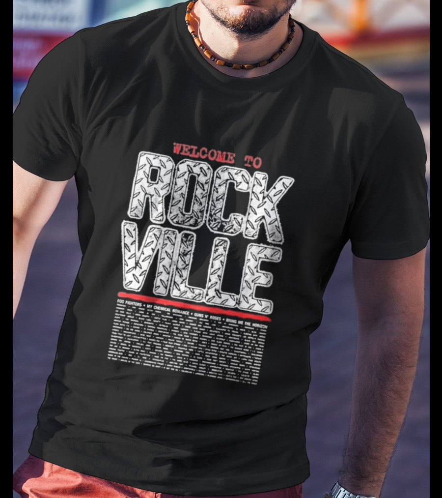 Welcome To Rockville Diamond Plate Daytona Beach FL May 7 To 10 2026 T-Shirt