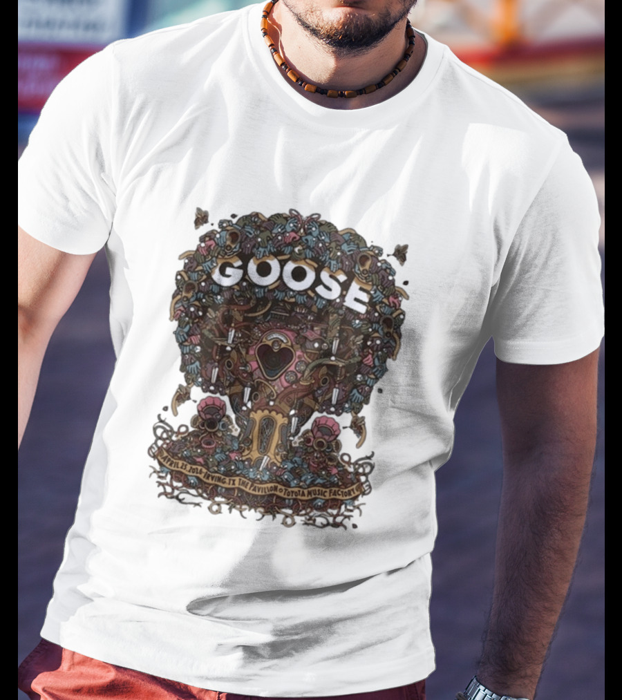 GOOSE April 25 2016 The Pavilion At Toyota Music Factory Irving TX Event T-Shirt