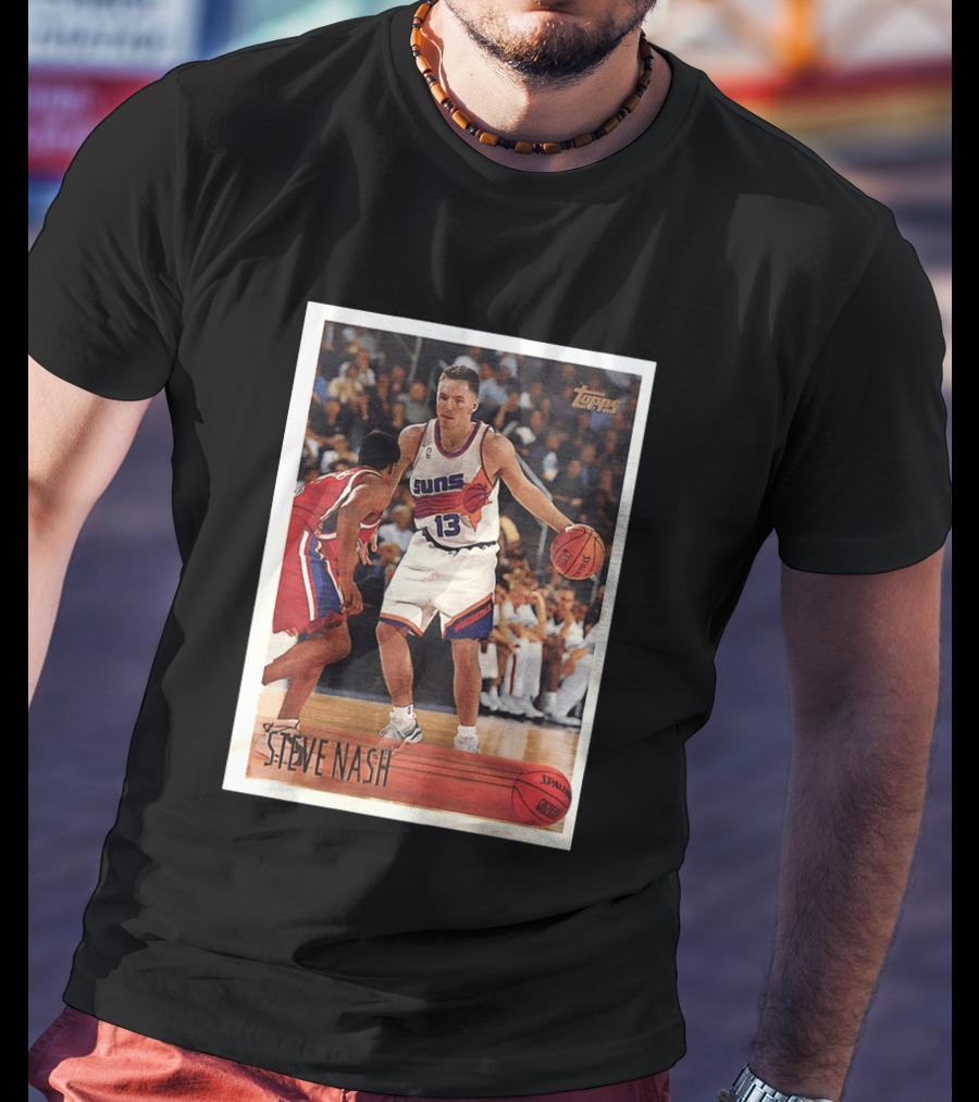 Steve Nash Phoenix Suns Topps NBA Card 13 T-Shirt