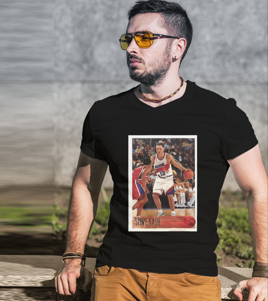 Steve Nash Phoenix Suns Topps NBA Card 13 T-Shirt