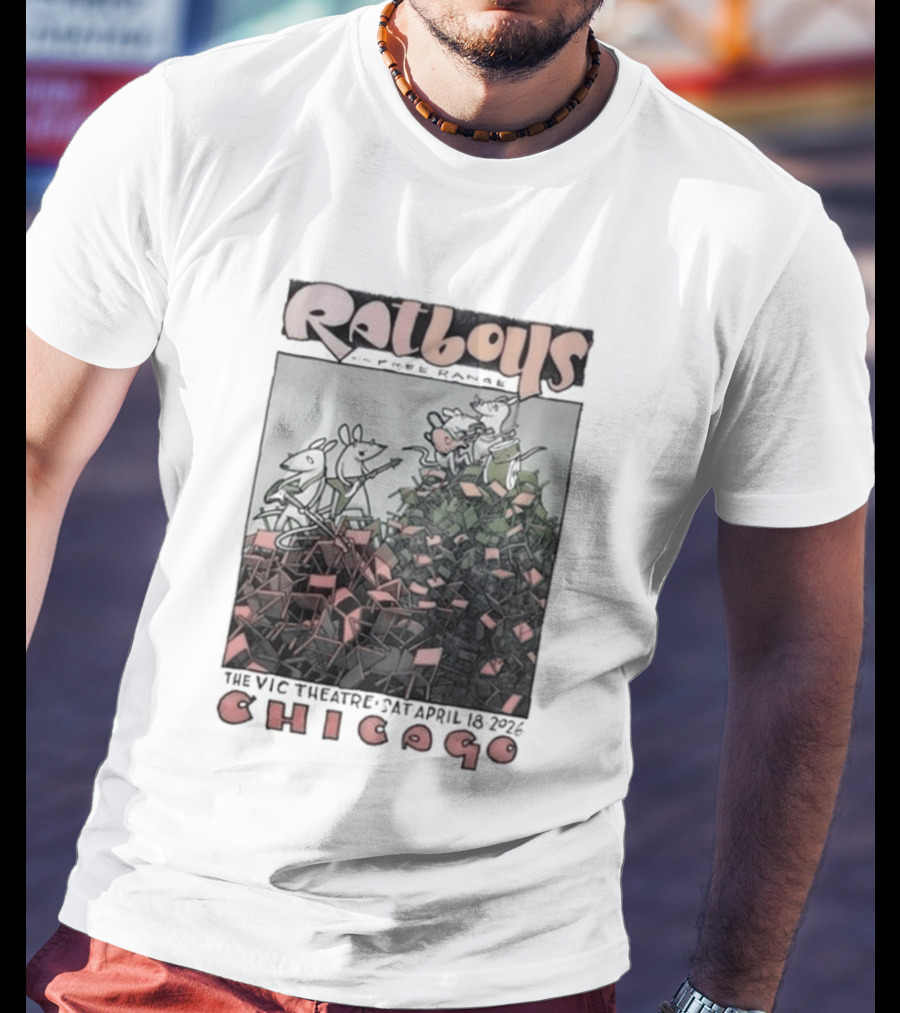 Ratboys Live At The Vic Theatre April 18 2026 Chicago IL T-Shirt