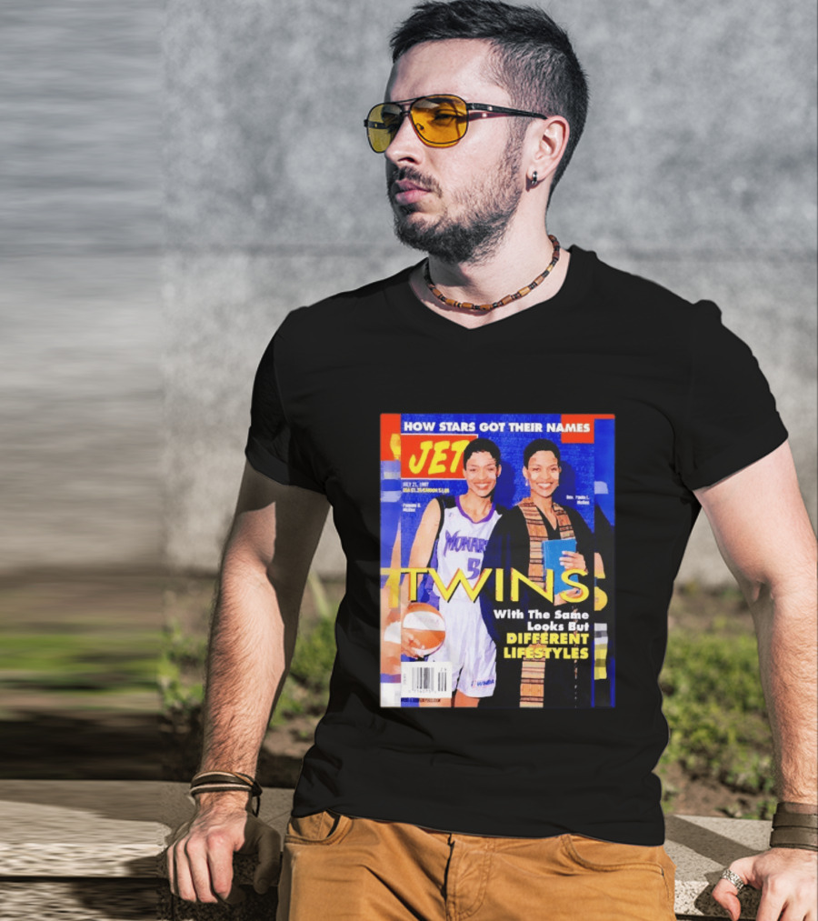 Jet Magazine Pamela McGee And Paula McGee Twins Different Lifestyles July 27 1987 T-Shirt