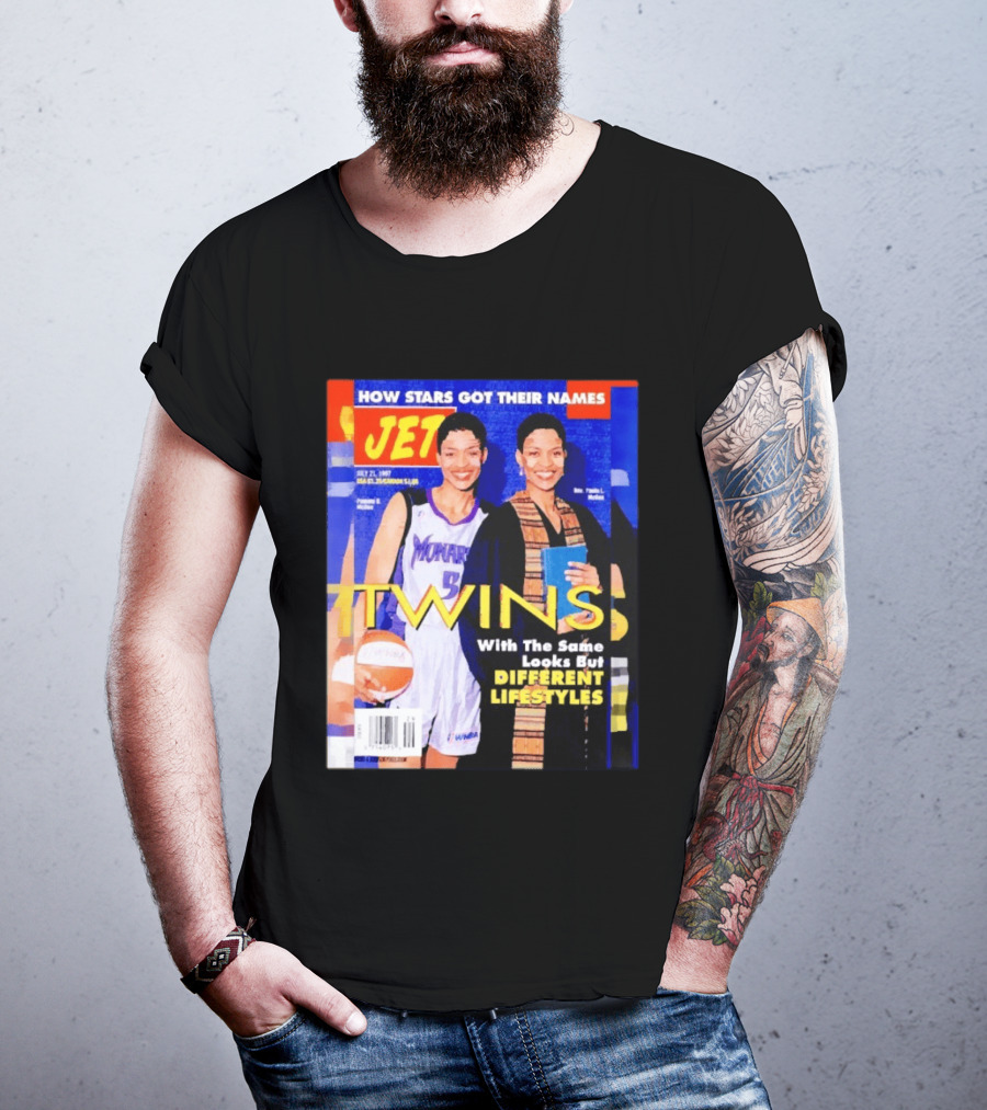 Jet Magazine Pamela McGee And Paula McGee Twins Different Lifestyles July 27 1987 T-Shirt