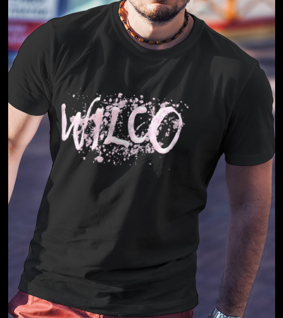 Wilco Paint Splatter Pink T-Shirt