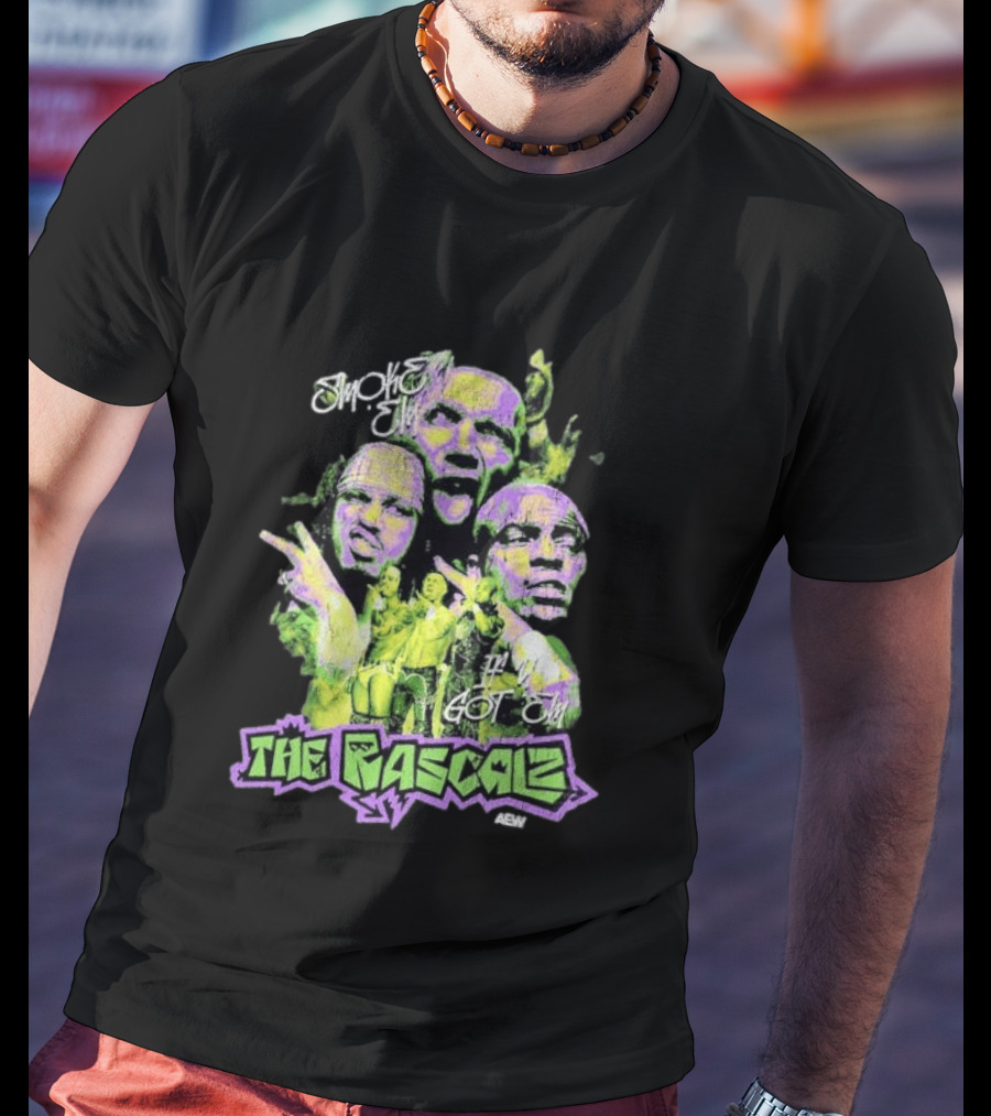 AEW The Rascalz Smoke Em If You Got Em Vibrant Wrestling Crew T-Shirt