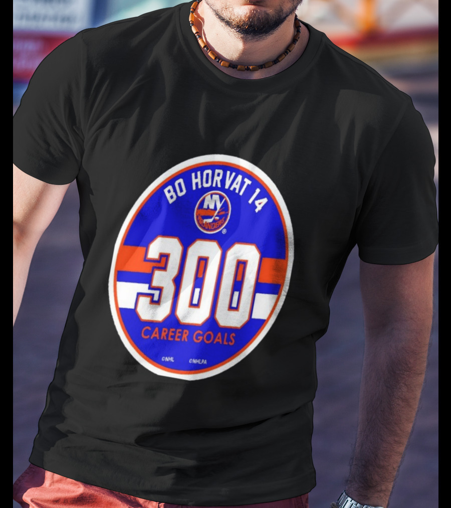 Bo Horvat 14 Islanders NHL 300 Career Goals T-Shirt