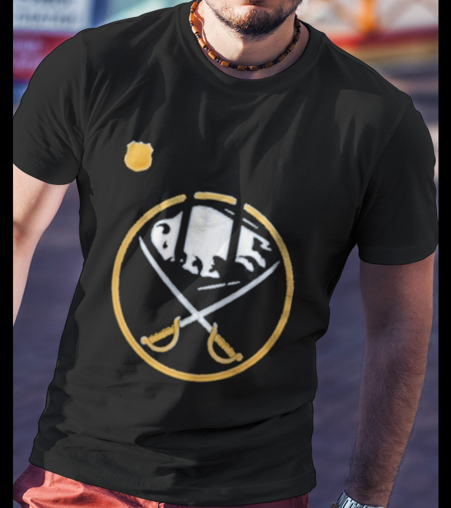 Buffalo Bills Josh Allen Buffalo Sabres Crest T-Shirt
