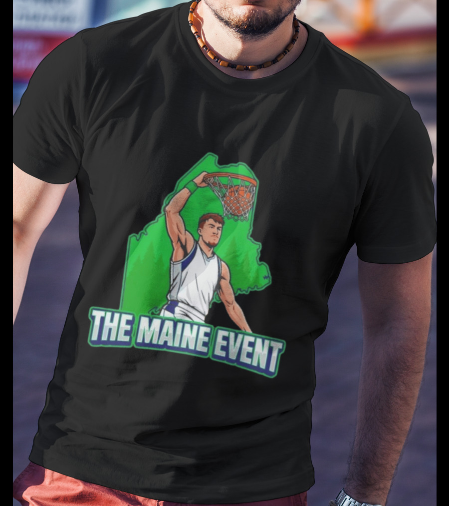 The Maine Event Basketball Dunking Athlete T-Shirt