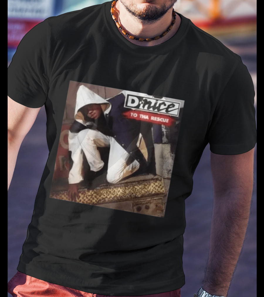 D Nice To Tha Rescue Urban Style Album Cover T-Shirt