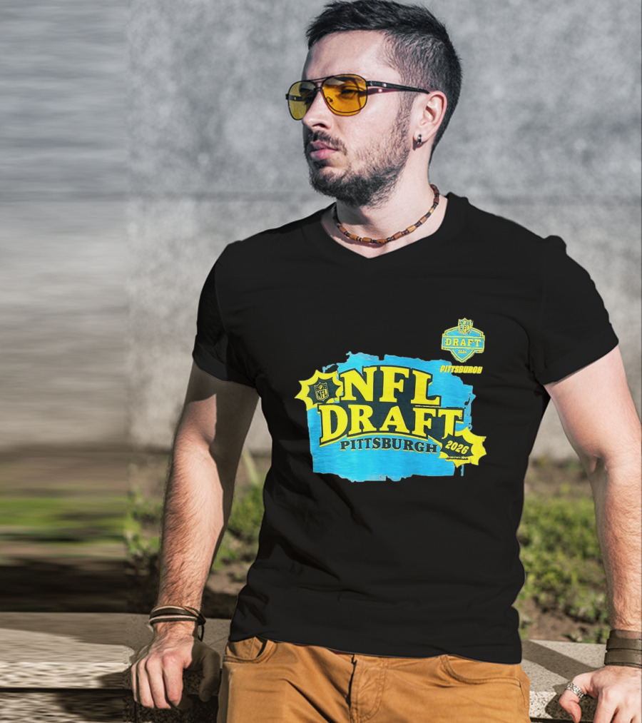 NFL Draft Pittsburgh 2026 Event Merchandise T-Shirt