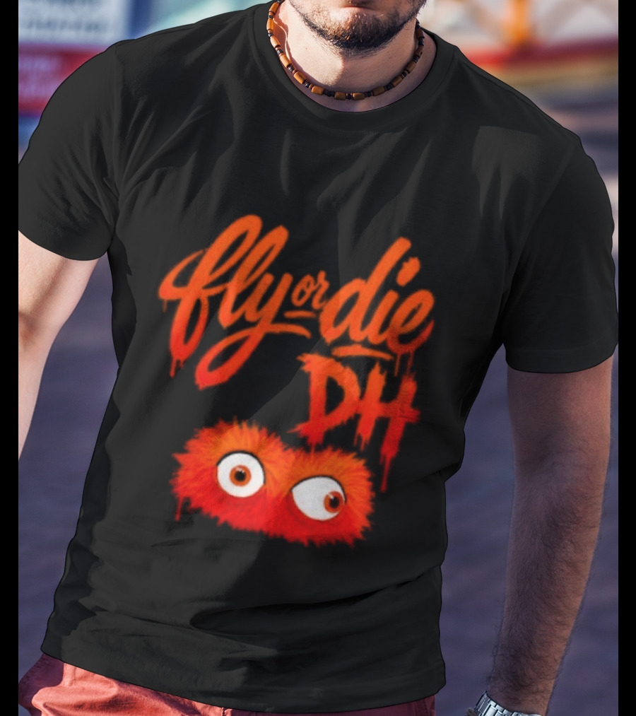 Fly Die DH Gritty Eyes Philadelphia Flyers T-Shirt