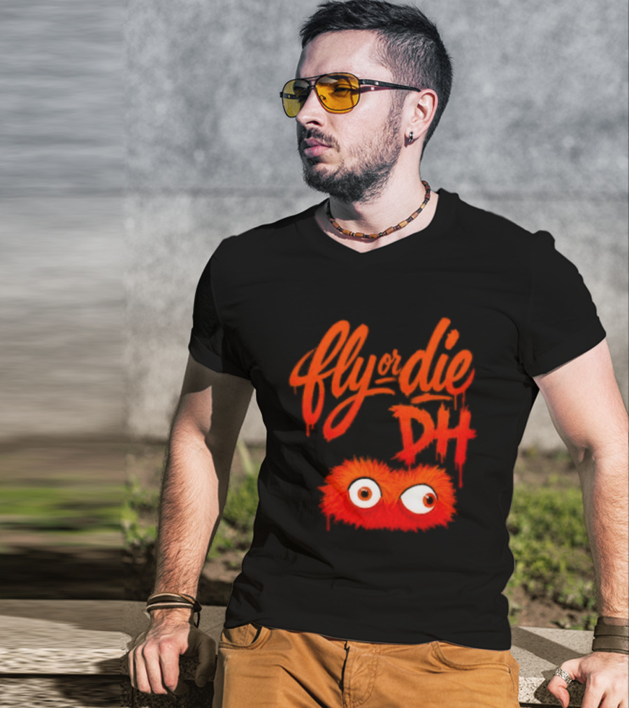 Fly Die DH Gritty Eyes Philadelphia Flyers T-Shirt