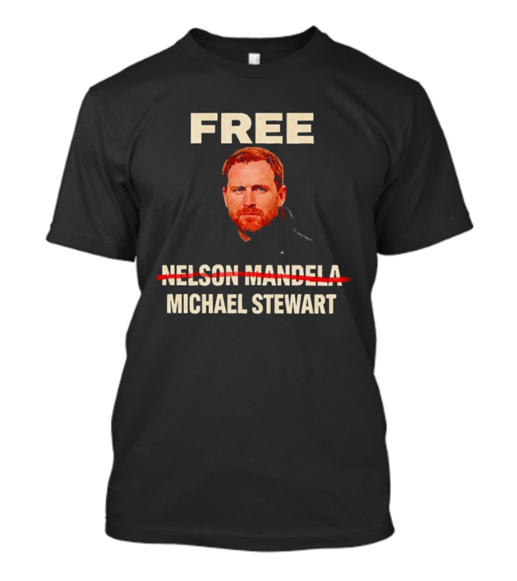 Free Michael Stewart Manchester United T-Shirt