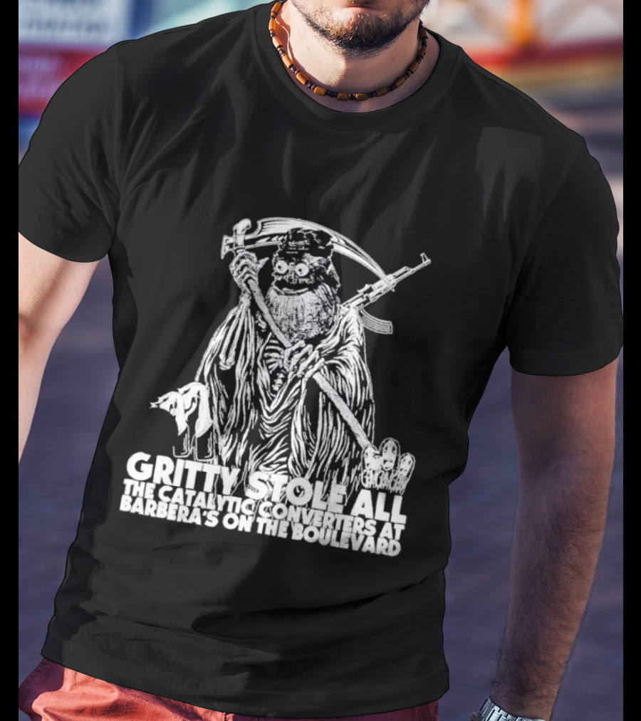 Gritty Flyers Stole All The Catalytic Converters At Barbera's On The Boulevard T-Shirt
