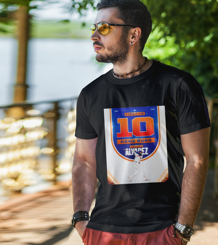 Yordan Alvarez First To 10 Home Runs Houston Astros MLB T-Shirt