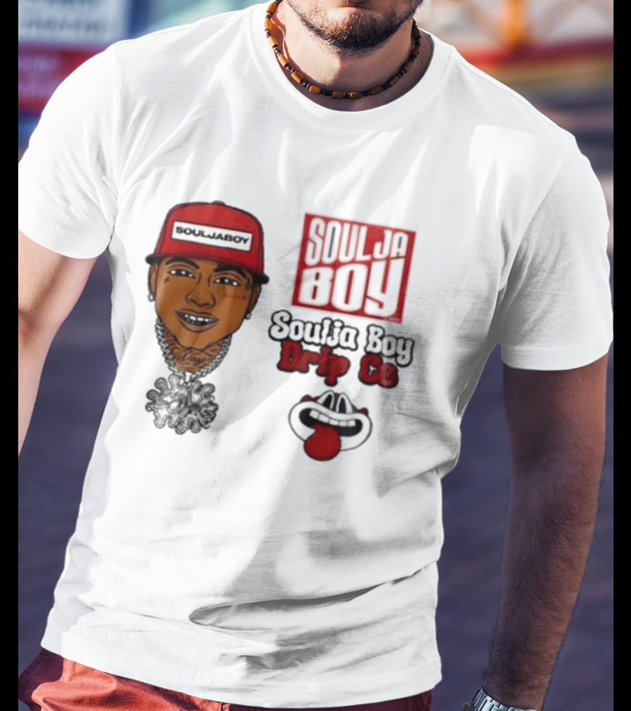 Soulja Boy Drip Co Tour 2026 Grills And Hat Collection T-Shirt