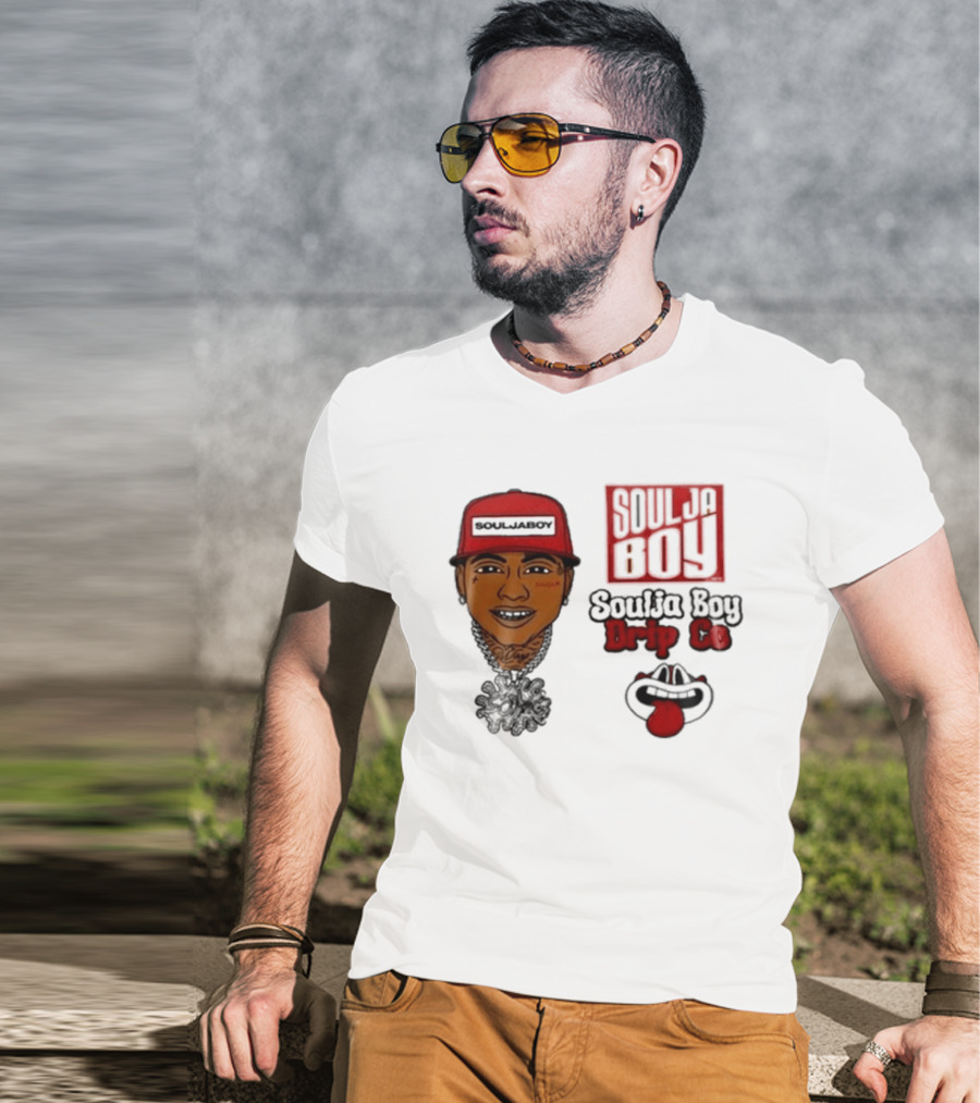 Soulja Boy Drip Co Tour 2026 Grills And Hat Collection T-Shirt