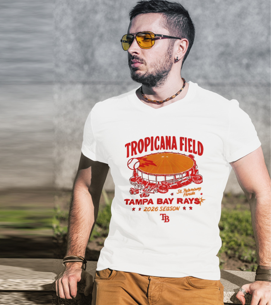 Tropicana Field Tampa Bay Rays Home Run 2026 Season T-Shirt