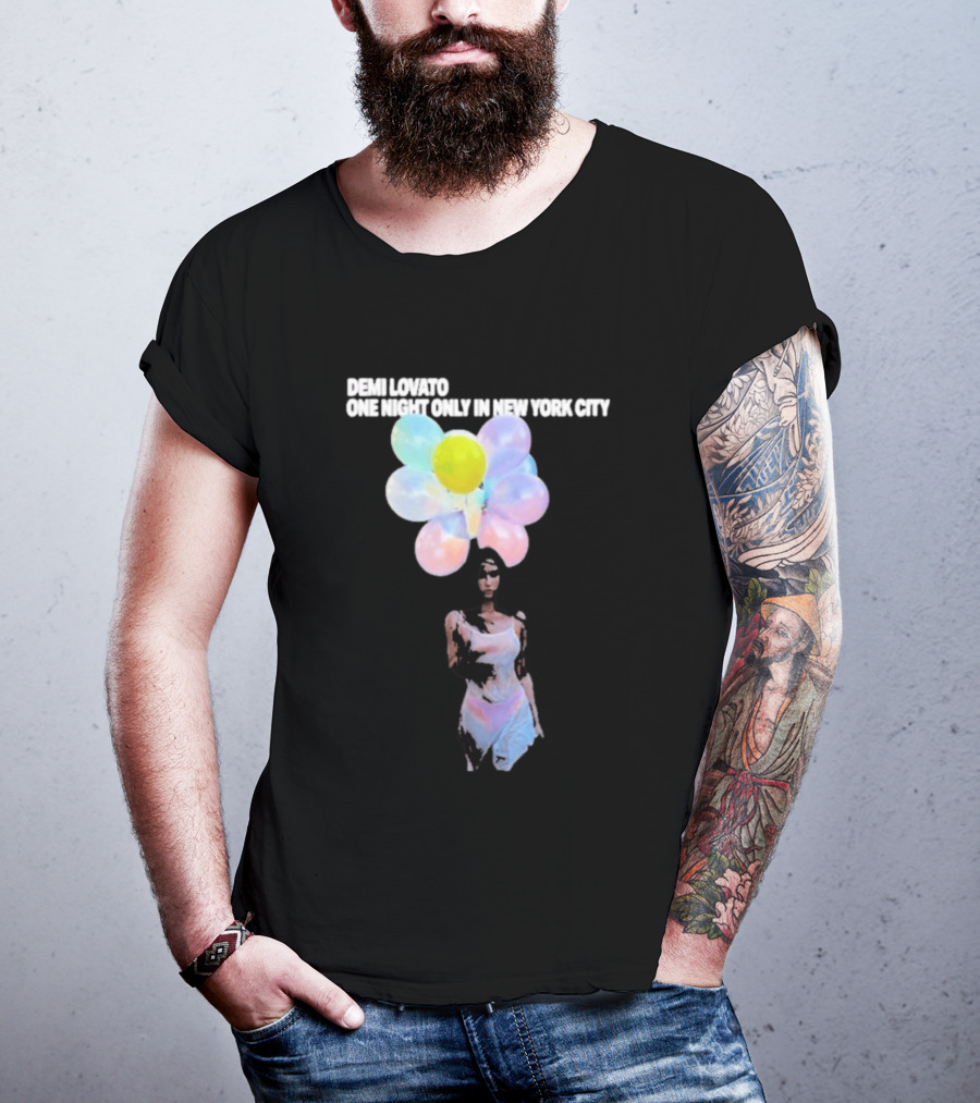 Demi Lovato One Night Only In New York City Colorful Balloons Dress T-Shirt